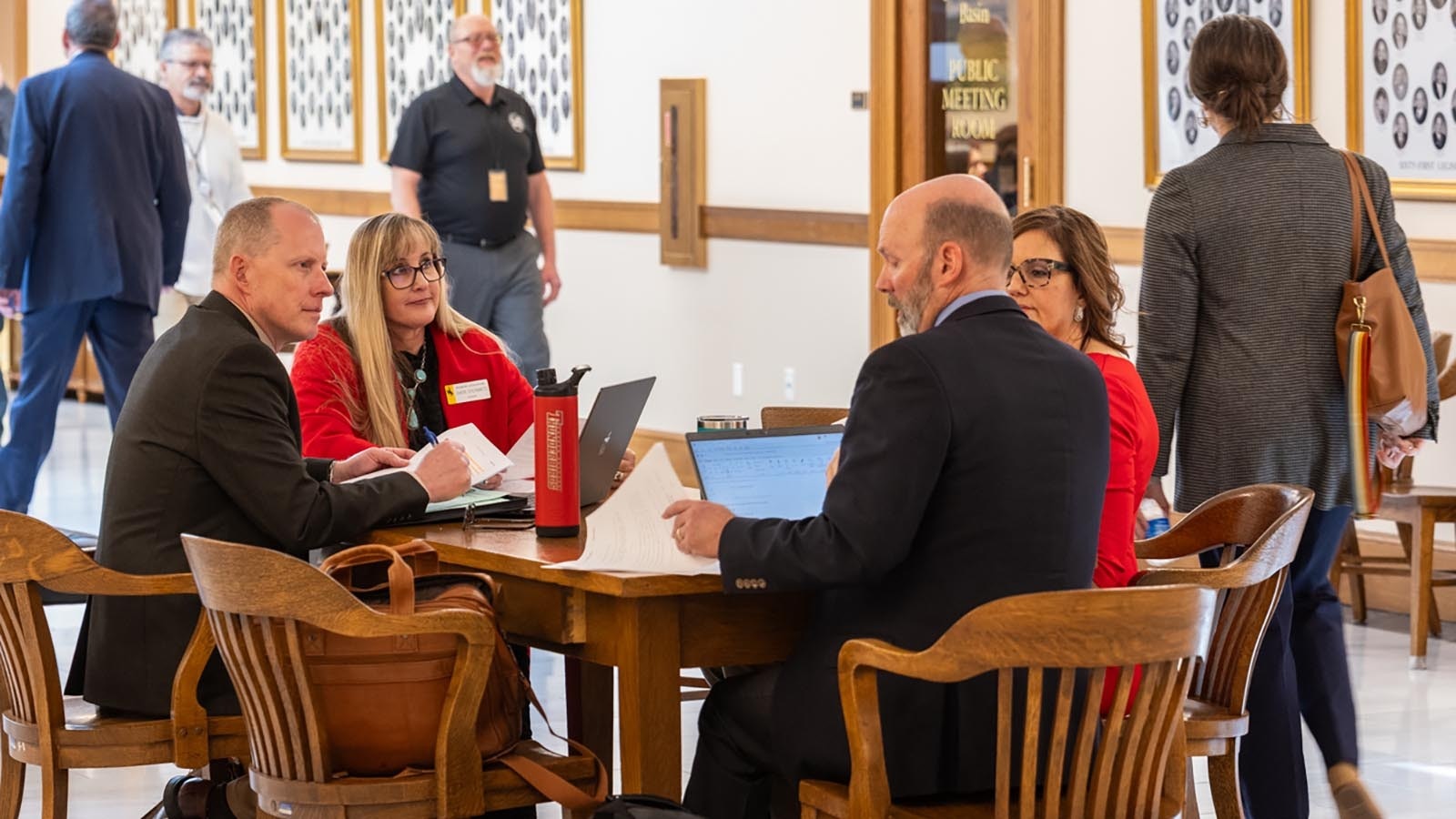 Sen. Cheri Steinmetz, R-Lingle, second from left, has been one of the most vocal critics of UW’s programming. She told Cowboy State Daily she’s pleased with the changes UW has made.