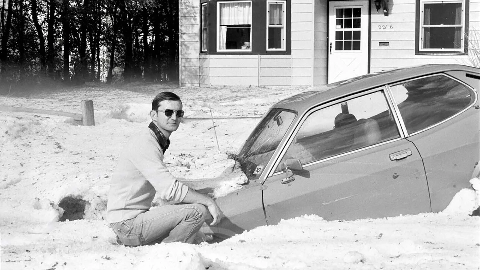 Cheyenne looked more like it had been hit by a snowstorm rather than a flash flood that caused huge banks of hail to cover vehicles. 
