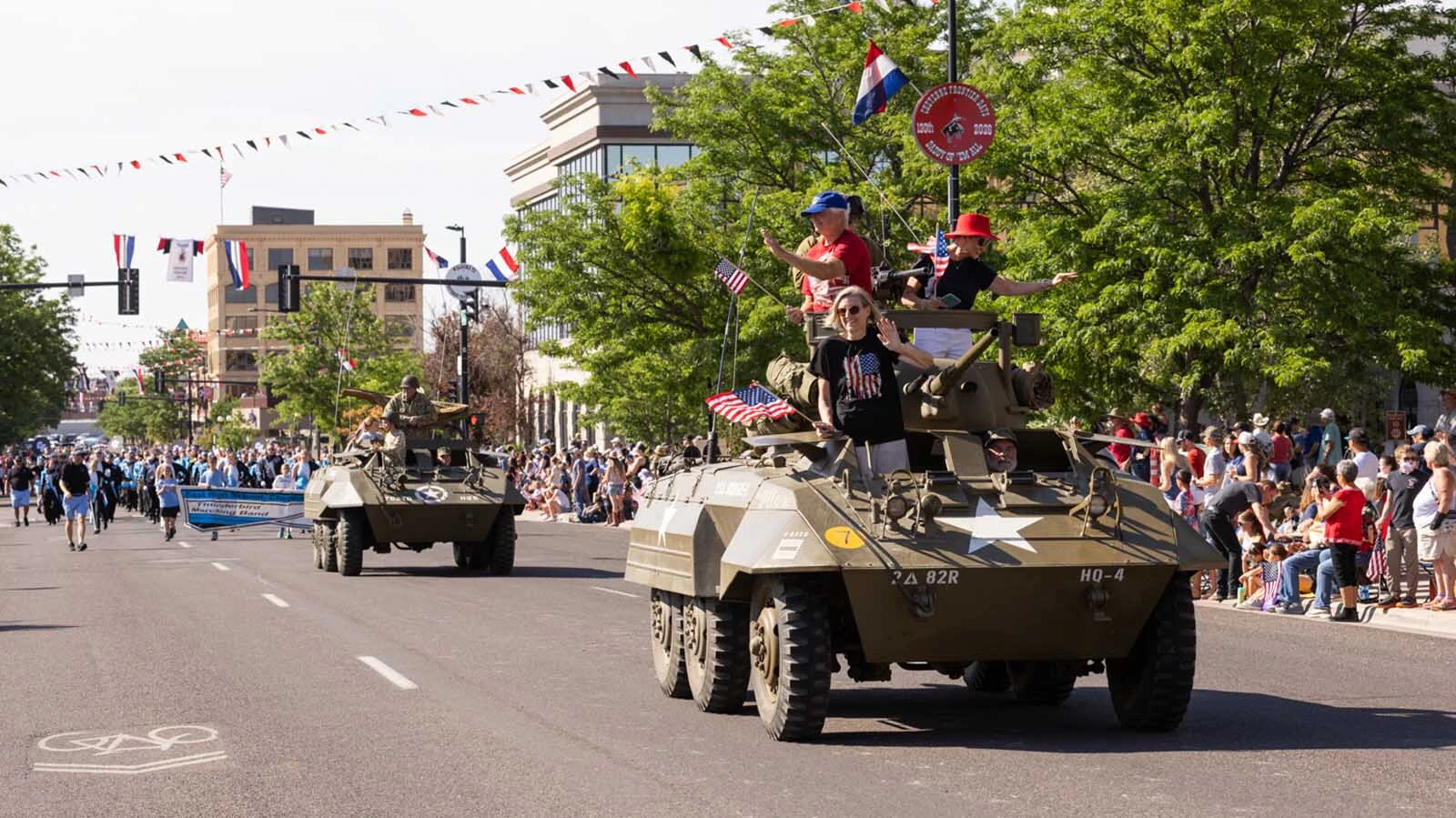 Military was a major theme of the Cheyenne 250th Fourth of July Parade on Saturday.