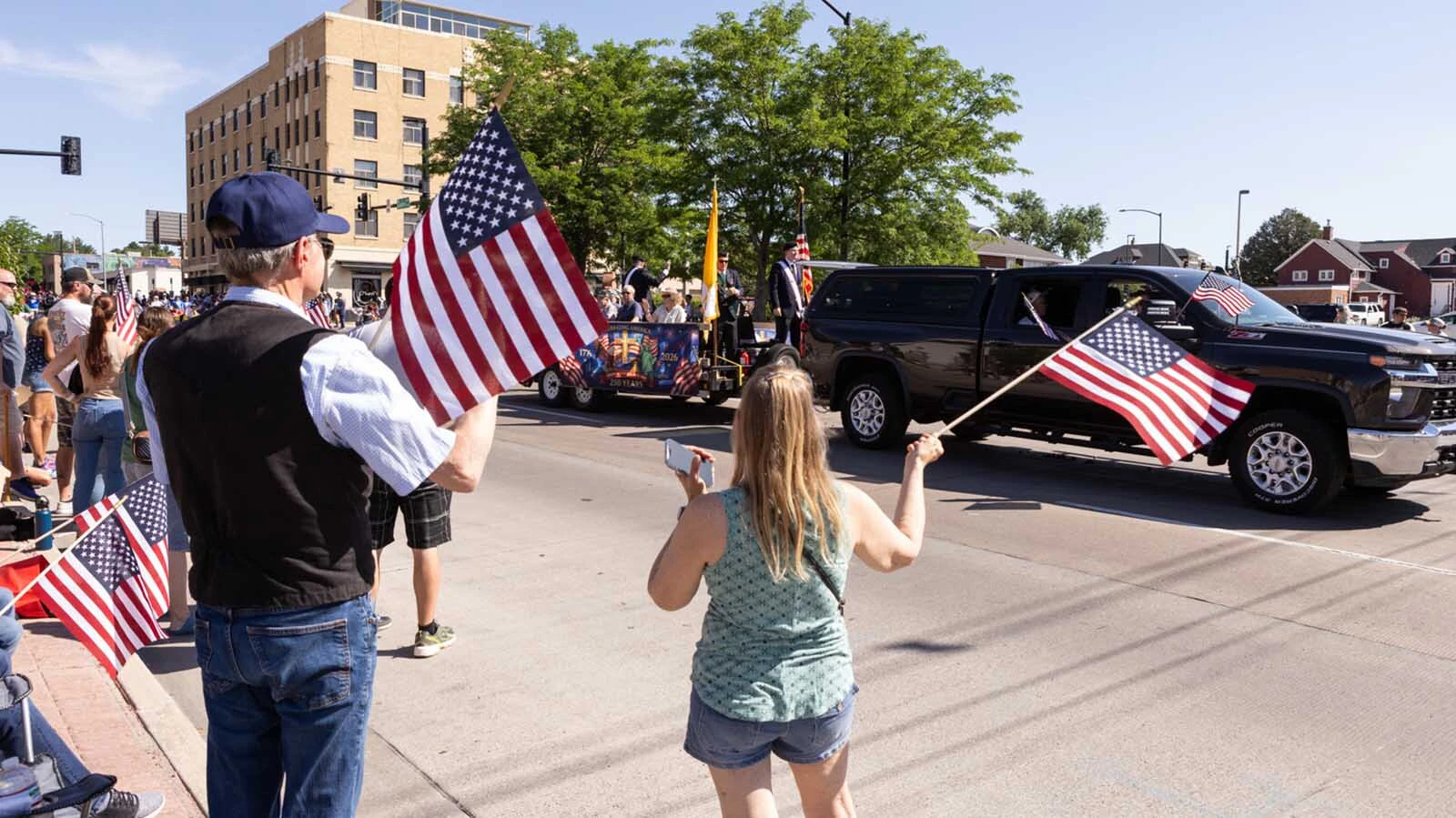 Thousands of people showed up hours early to get prime spots for the Cheyenne 250th Fourth of July Parade.