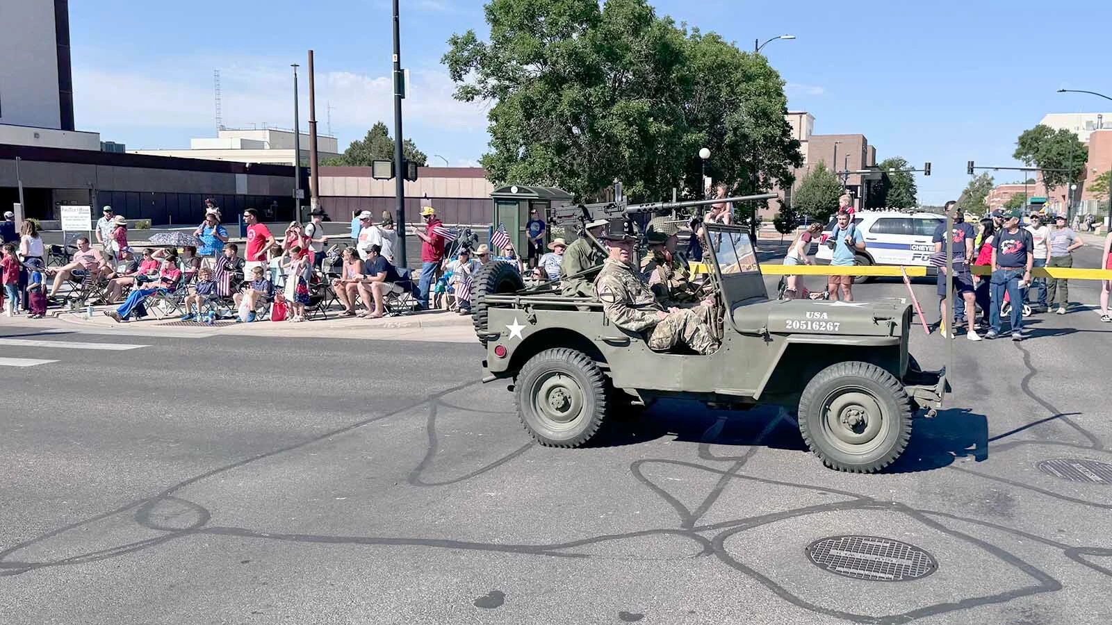 Military was a major theme of the Cheyenne 250th Fourth of July Parade on Saturday.