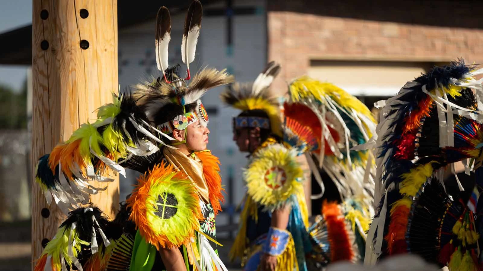Dance Performers at the Morning Star American Indian Village on Tuesday, July 21.