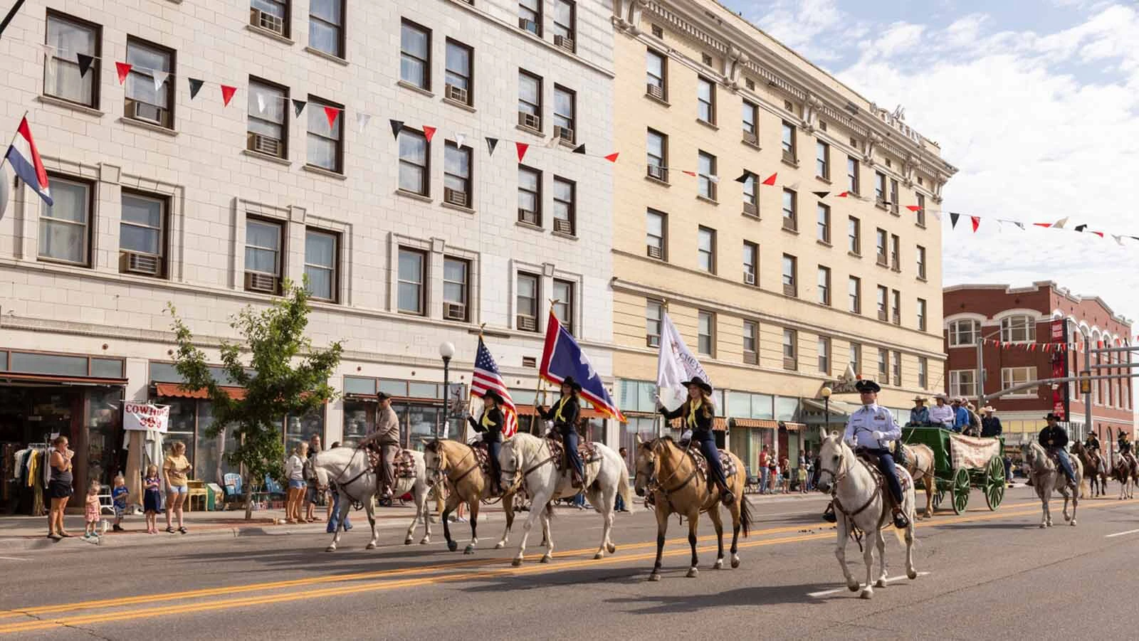 The second Grand Parade at Cheyenne Frontier Days in downtown Cheyenne on Tuesday, July 21.