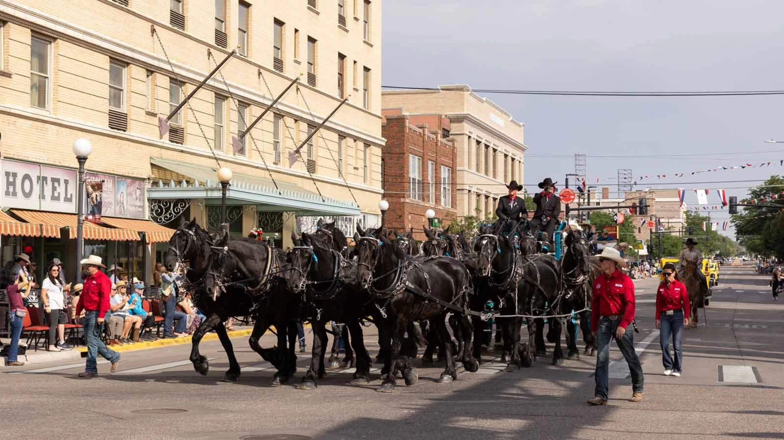 The second Grand Parade at Cheyenne Frontier Days in downtown Cheyenne on Tuesday, July 21.