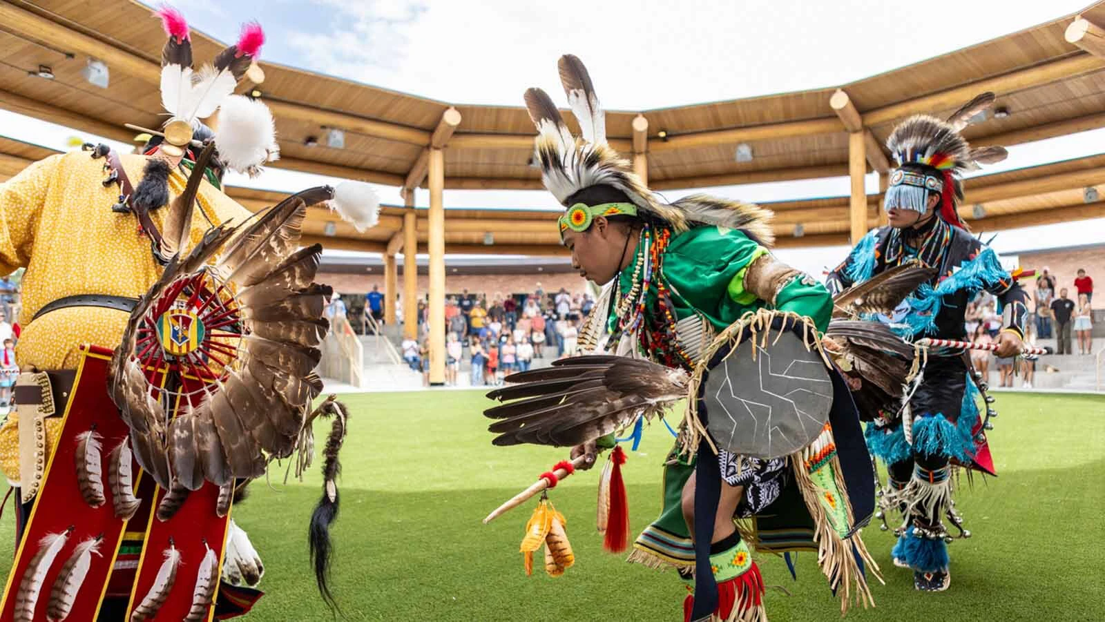 Dance Performers at the Morning Star American Indian Village on Tuesday, July 21.