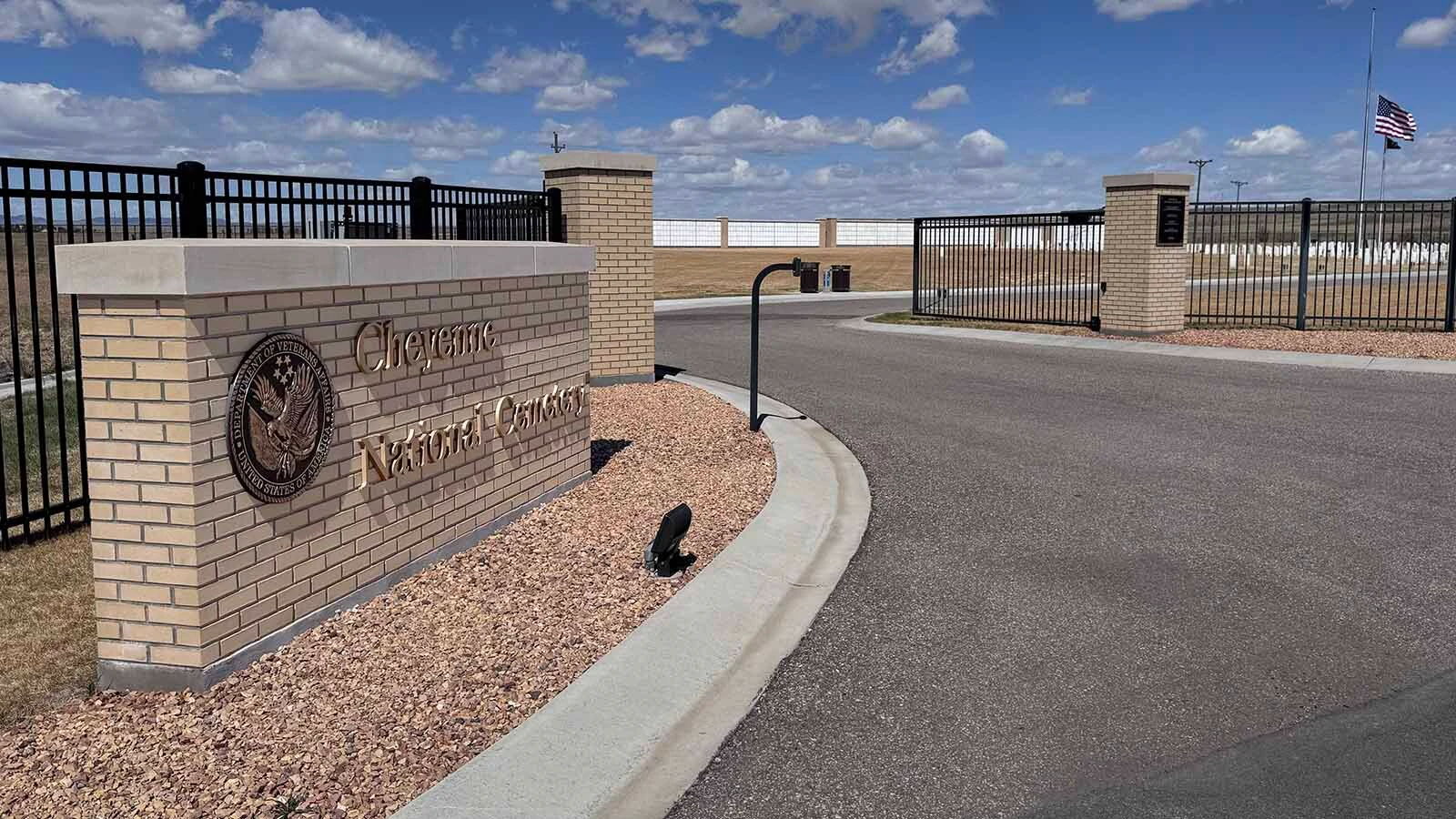 The Cheyenne National Cemetery.