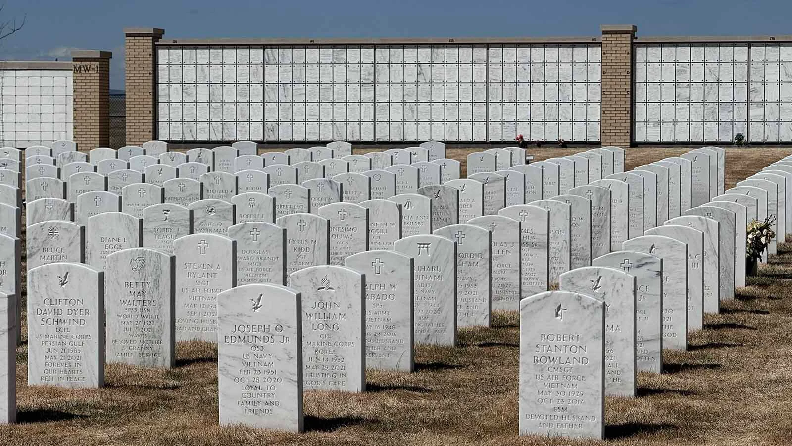 The Cheyenne National Cemetery.