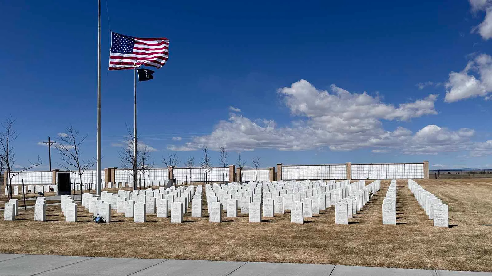 The Cheyenne National Cemetery.