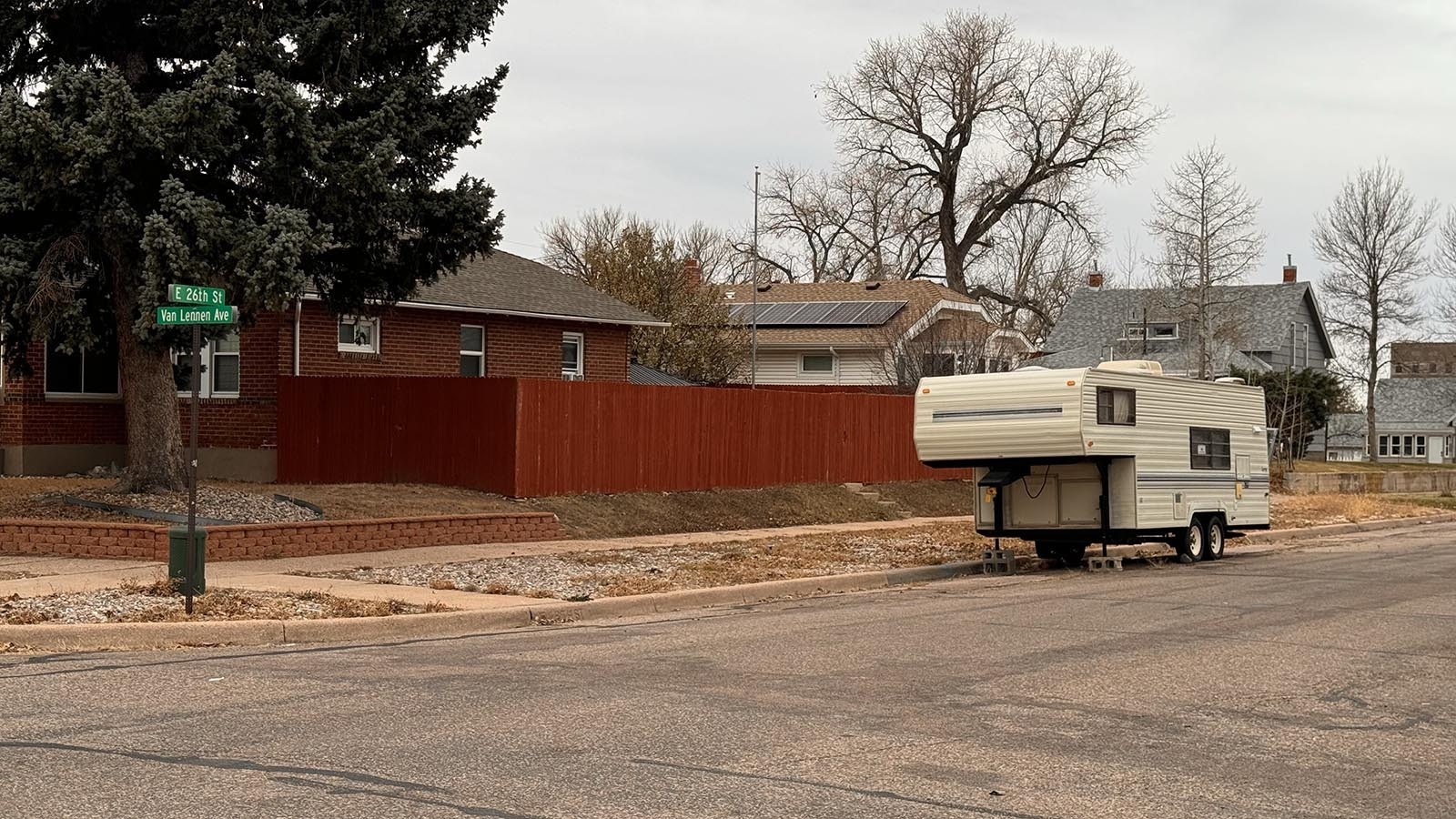 Cheyenne RV on street 1 11 26 24