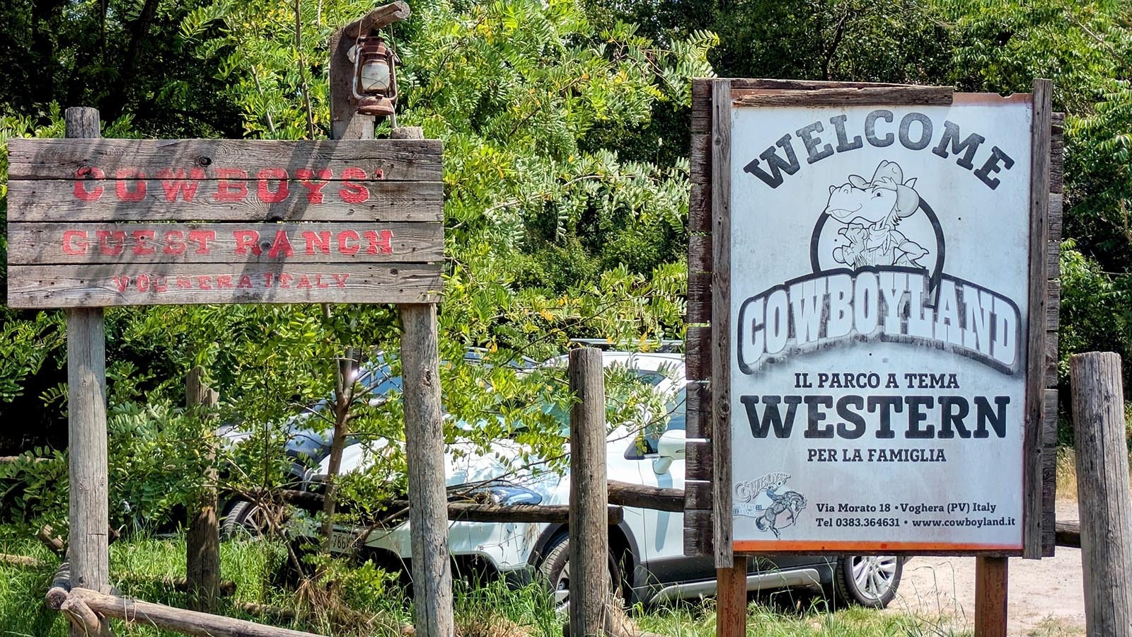 Cowboyland is a Western theme park in Voghera with children's rides and Western-themed events.