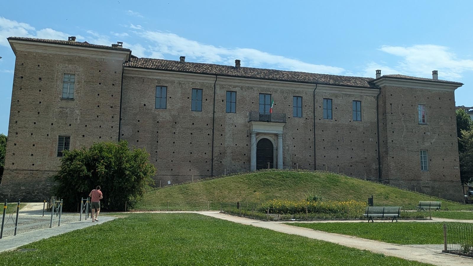 Visconti Castle was built in Voghera in the 1300s.