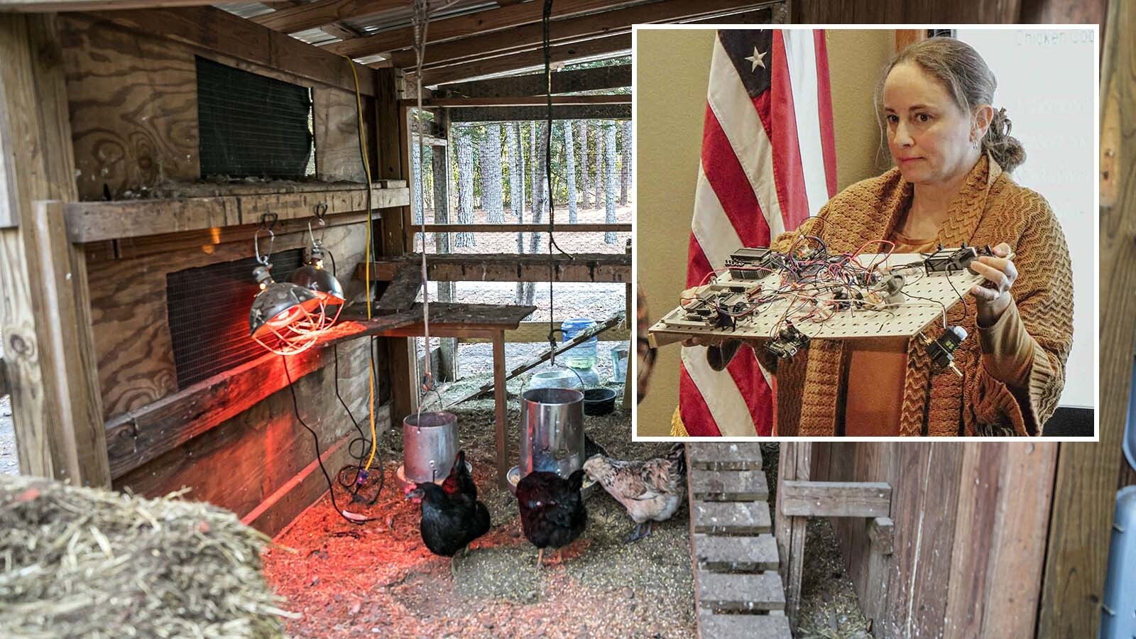 A Sheridan couple has invented a smart-home system that automates coop care for people who keep backyard chickens. Their Hen Hub recently won $50,000 in a start-up challenge for seed money to bring their invention to market.