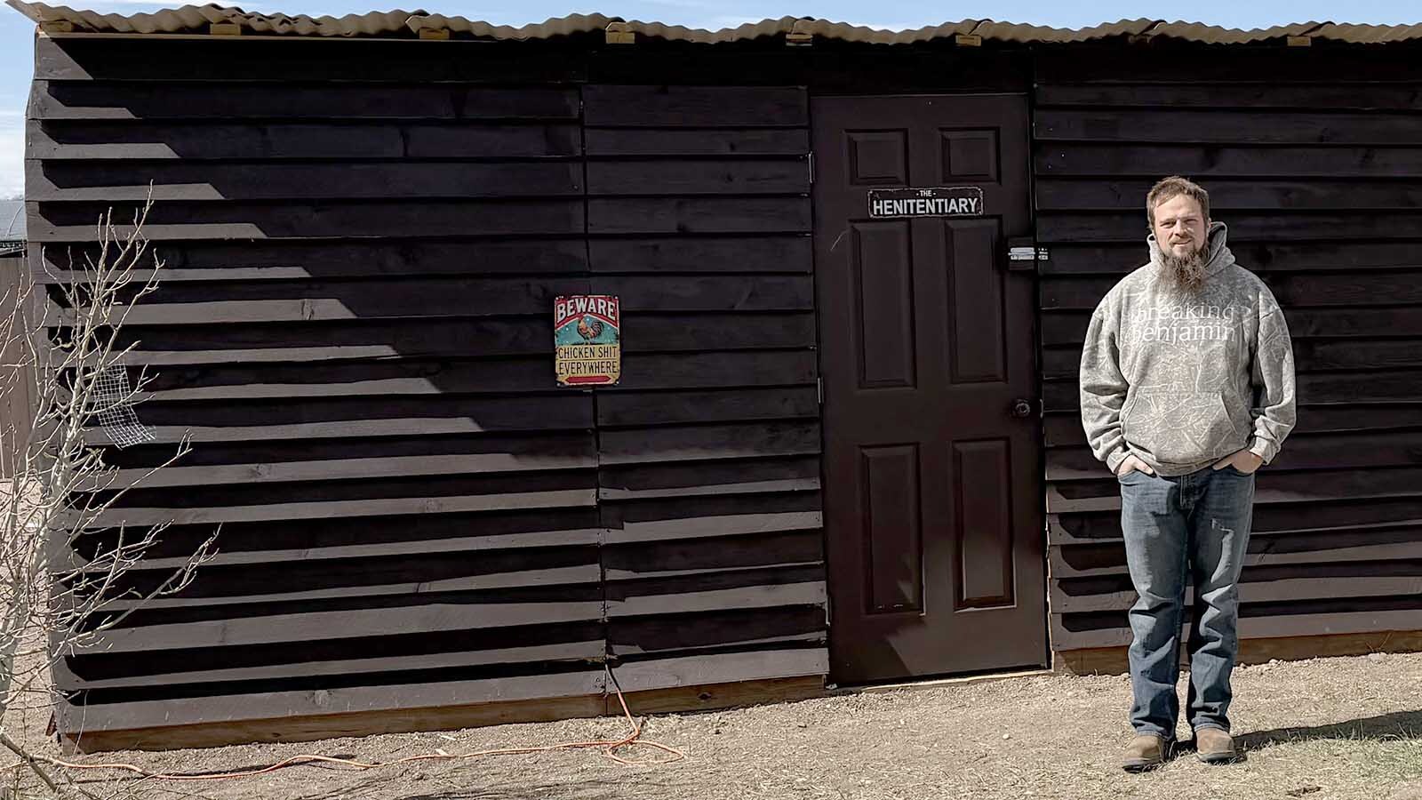 Fed up with raccoons killing his chickens, Cheyenne-area resident Kevin Gunter built a “chicken fortress,” which he dubbed “The Henitentiary."