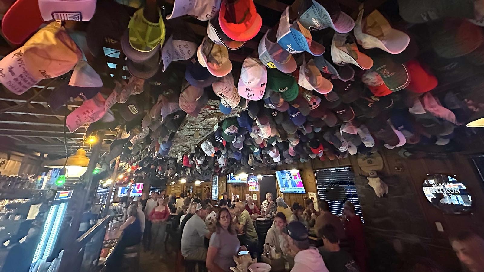 A place to hang your hat at the Chico Saloon.