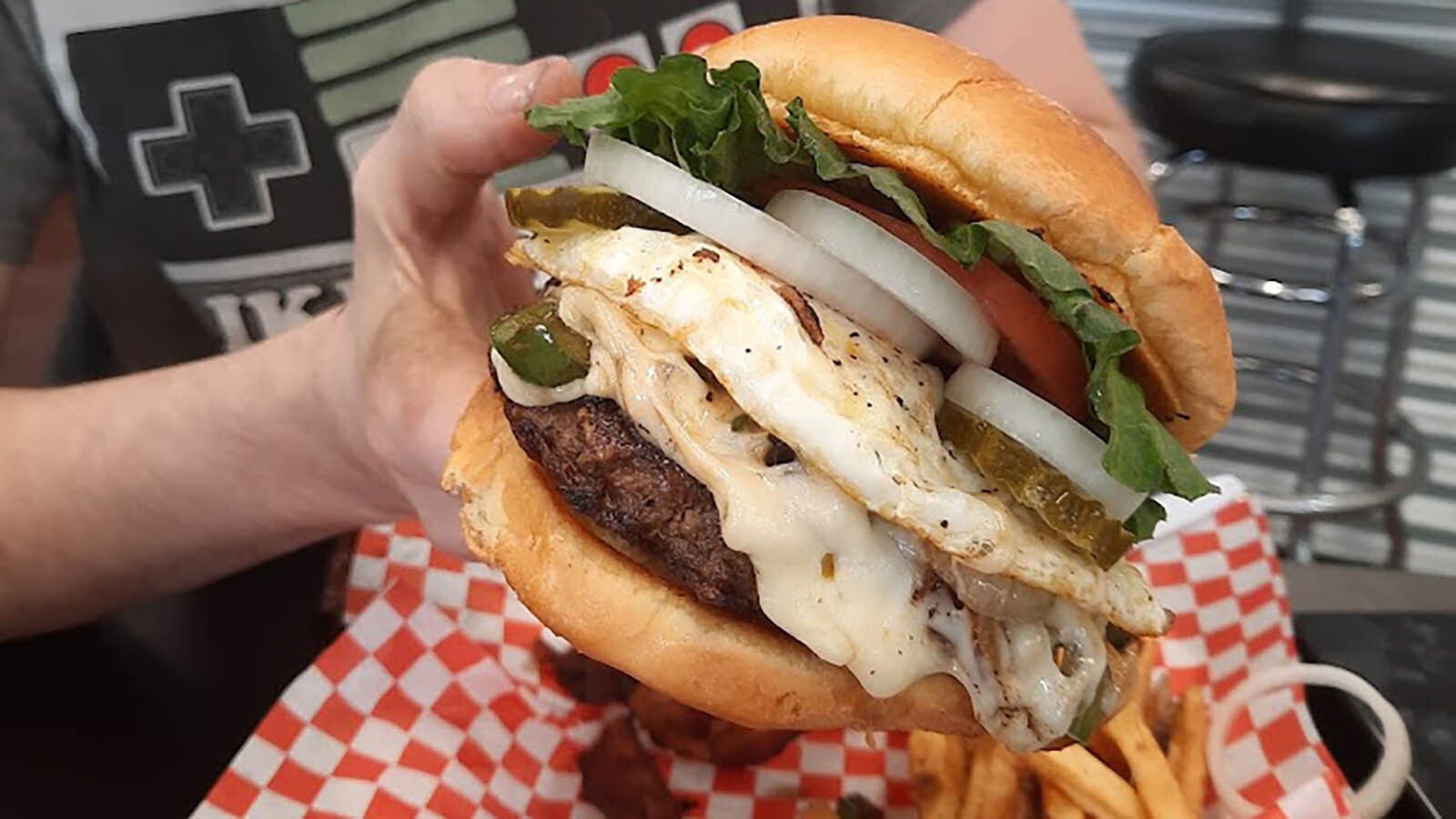 The Chill Grill in Rock Springs is known for huge burgers made fresh to order.