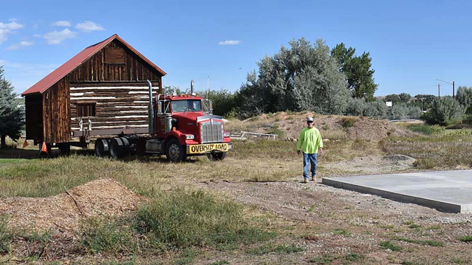 Here comes the 1800s Chinese bathhouse and laundry to its new home at the Pioneer Village.
