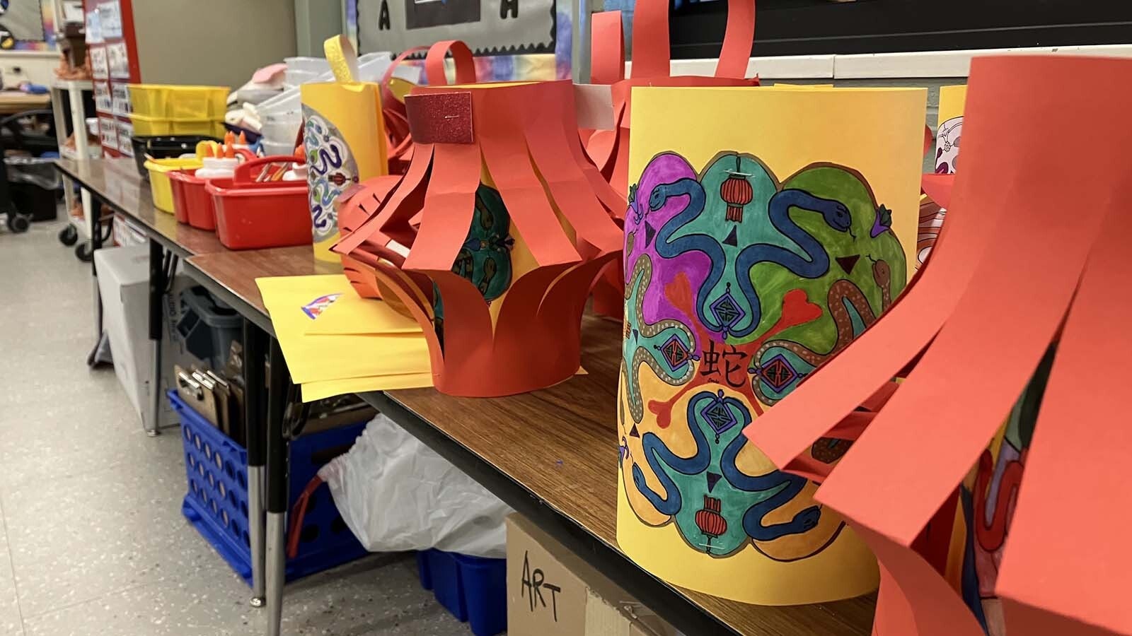 Students at Paradise Elementary School, both in and out of the immersion program, are getting ready to celebrate the Chinese New Year on Jan. 29. This new year is the Year of the Snake.