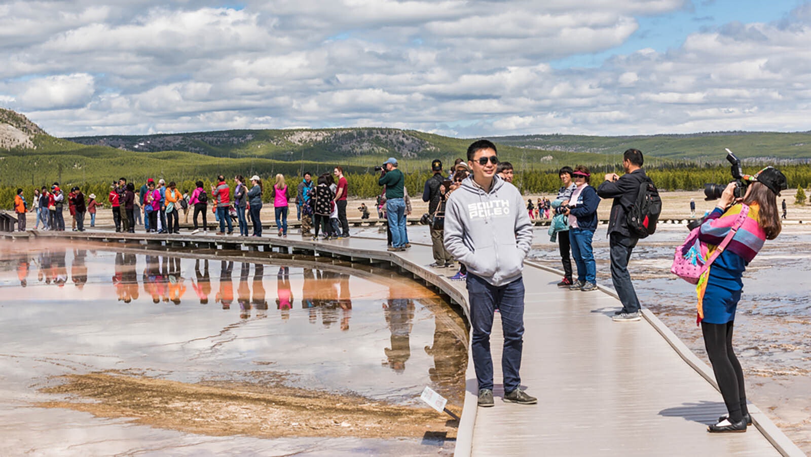 A visit to Yellowstone National Park is a bucket-list item for Chinese tourists visiting the United States for the first time. Many don't know about Wyoming, but they know Yellowstone.