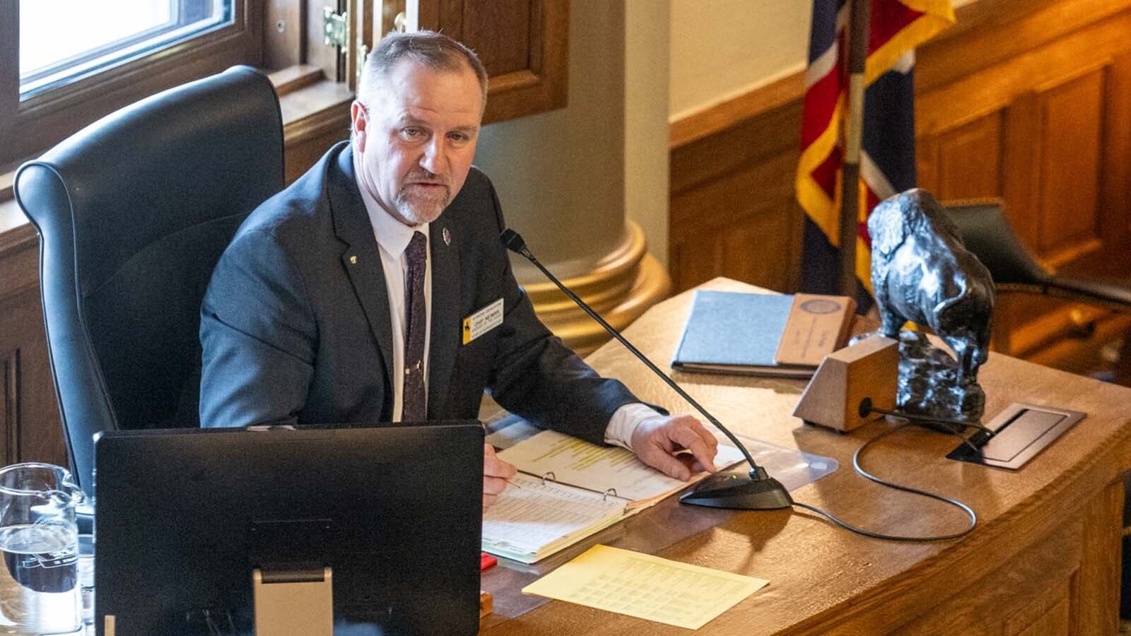 Wyoming House Speaker Chip Neiman, R-Hulett