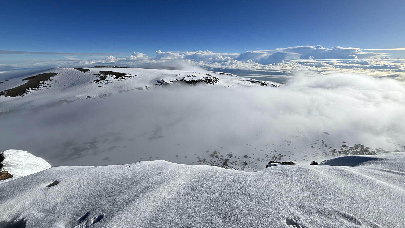 From the top of Kilimanjaro, an Arctic landscape unfolds.
