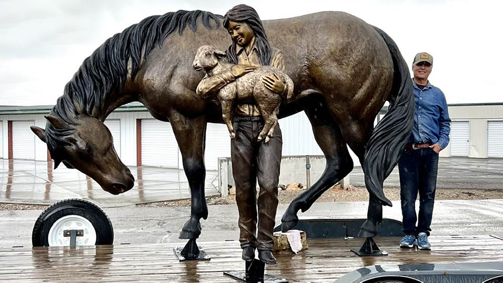 "6 Miles South" is Chris Navarro's 16th and latest sculpture for his hometown of Casper. It will be dedicated Sept. 9.