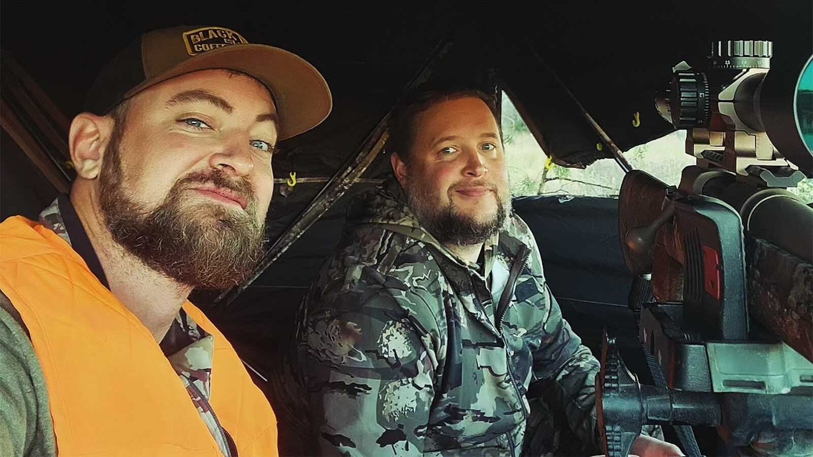 Georgia residents and decorated Army veterans Hank Ward (left) and Chris Clemmens love hunting white-tailed deer together in their home state. Through a program called Vets 4 Huntn & Fishn, they hope to enjoy Wyoming elk hunts too.
