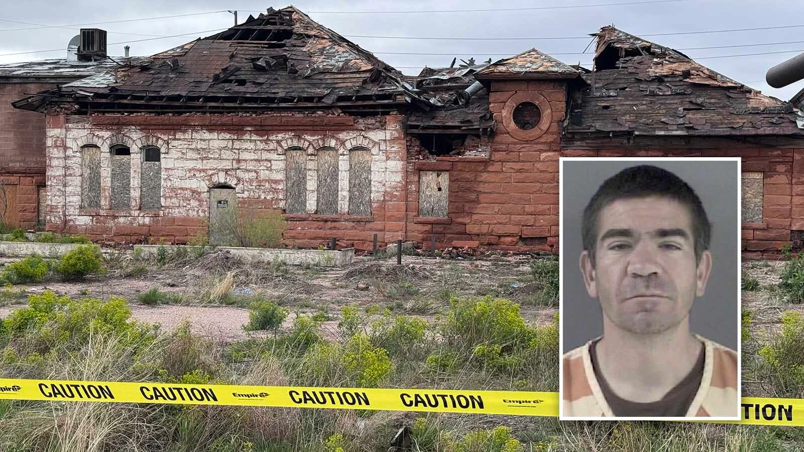 Cheyenne police have arrested Christophe Carabajal, accused of setting the fire that ripped through the 134-year-old Historic Pumphouse on Saturday. The suspect has been arrested, and was allegedly captured on video breaking into and leaving the pumphouse at the time of the fire.