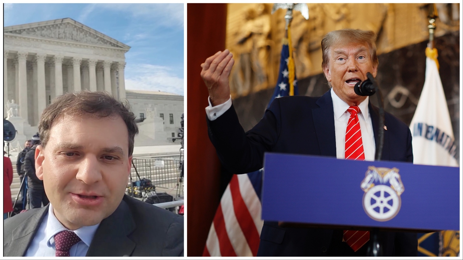 Wyoming Secretary of State Chuck Gray and former President Donald Trump.