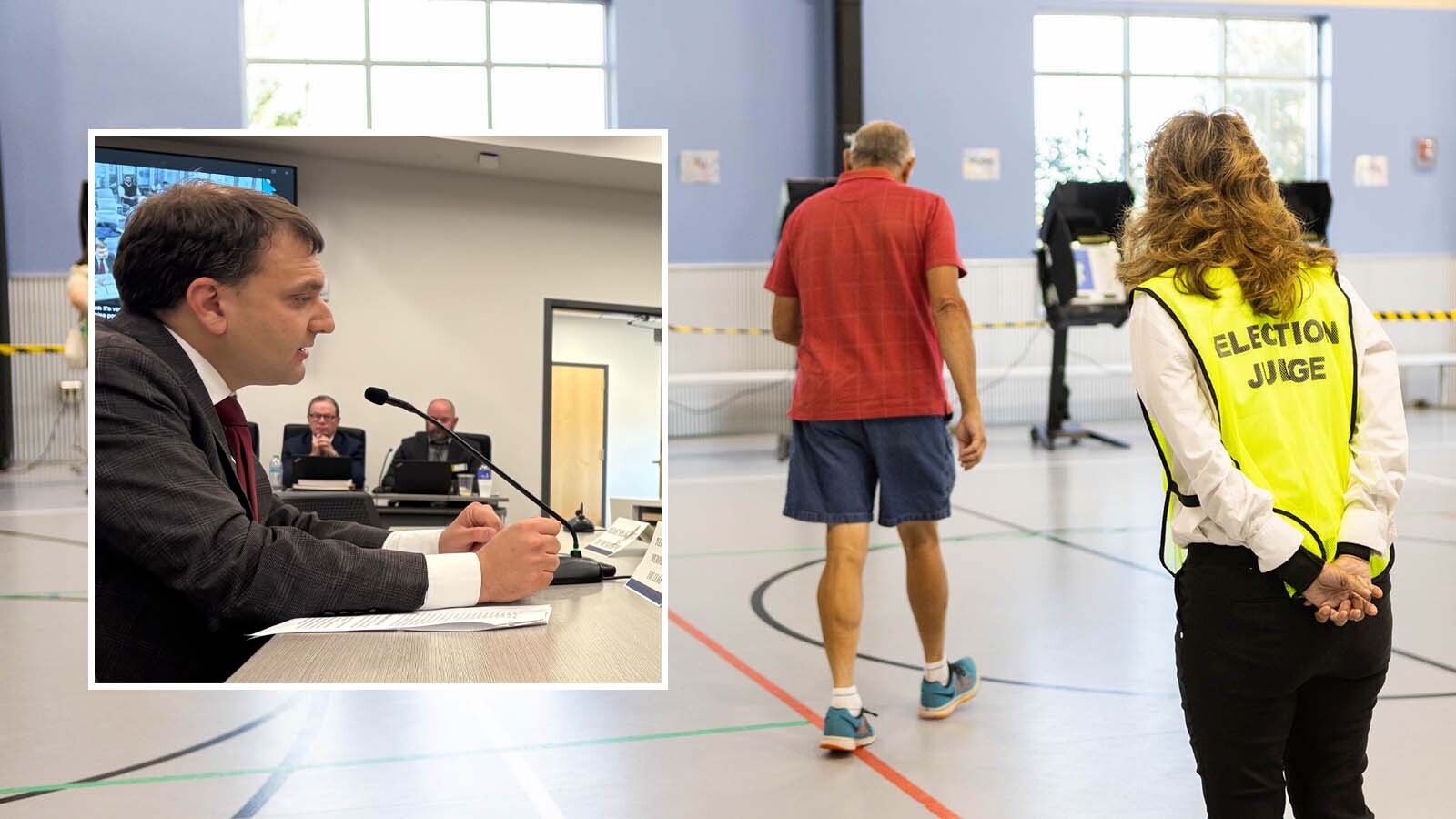 Secretary of State Chuck Gray testified for the Management Audit Committee on Tuesday, Oct. 21, 2025, in Casper about a raft of proposed bills that aim to prevent botched elections.