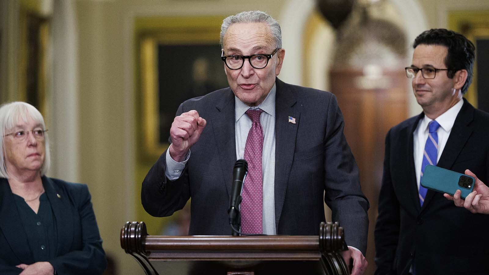 Senate Democratic Leader Chuck Schumer was criticized by both the left and the right in the wake of Sunday’s tentative deal to end the shutdown. “The Dems were never going to win this, and they knew it,” said former Trump spokesman Sean Spicer.