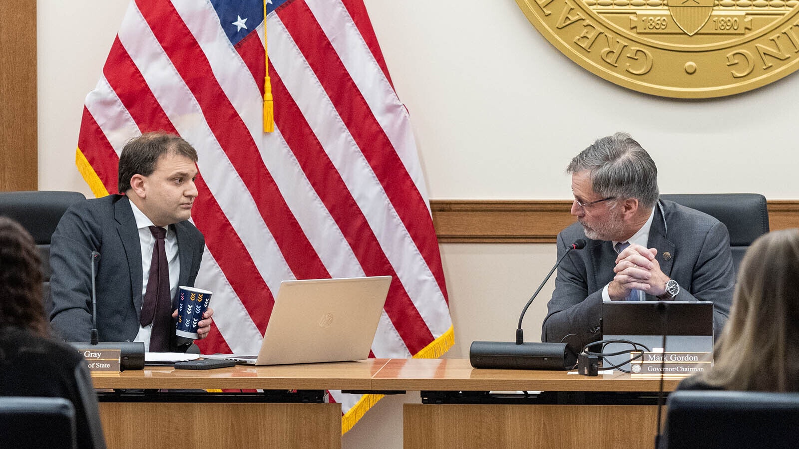 Gov. Mark Gordon appeared to have had enough with Secretary of State Chuck Gray on Thursday when he turned to him and asked, "Do you want to step outside.” That came at the end of a marathon special meeting of the state land board in Douglas.