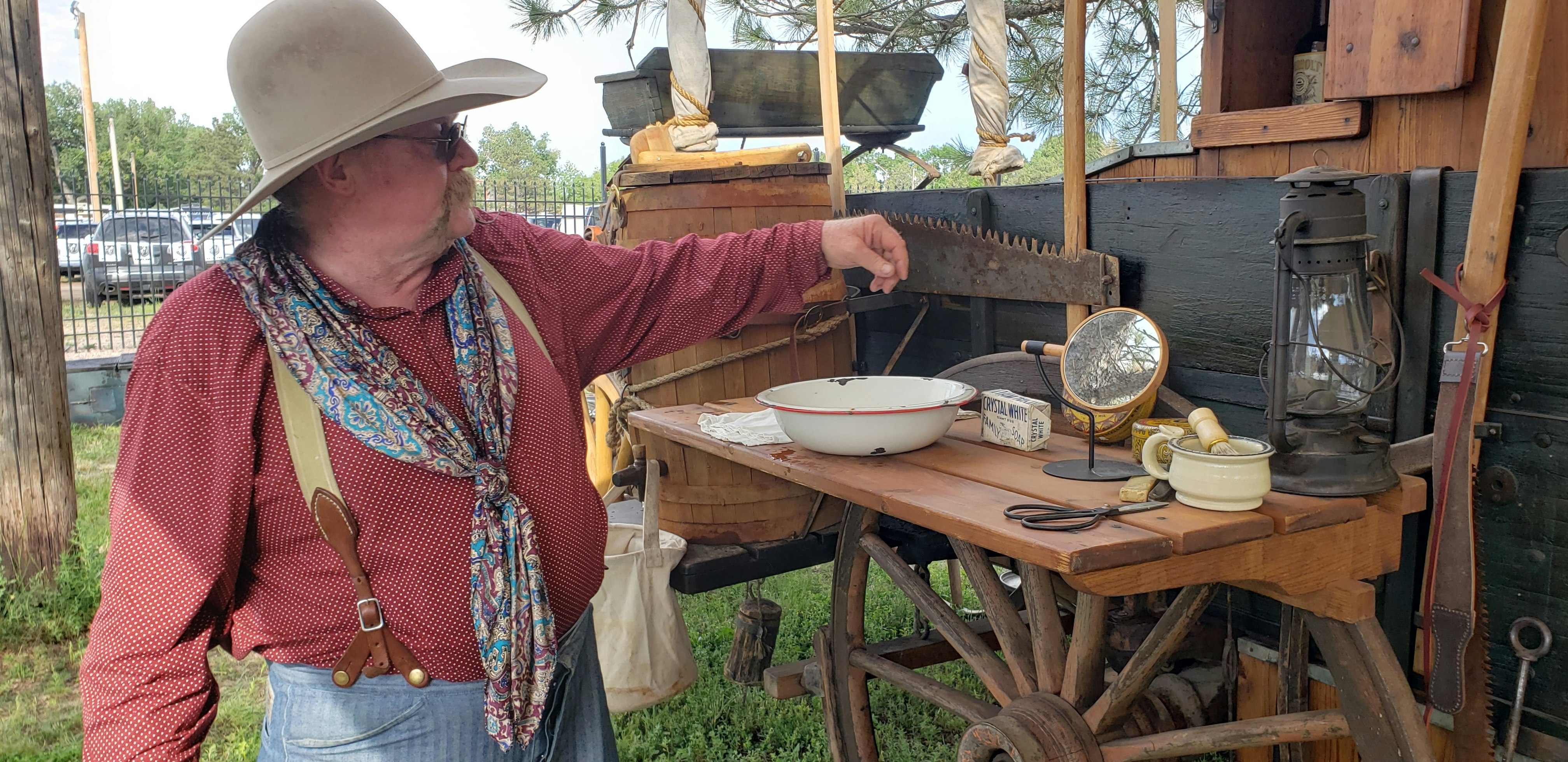 Chuckwagons weren't only about cooking. Cooks, or cookies as they were called, also offered a range of other services like barbering and doctoring.