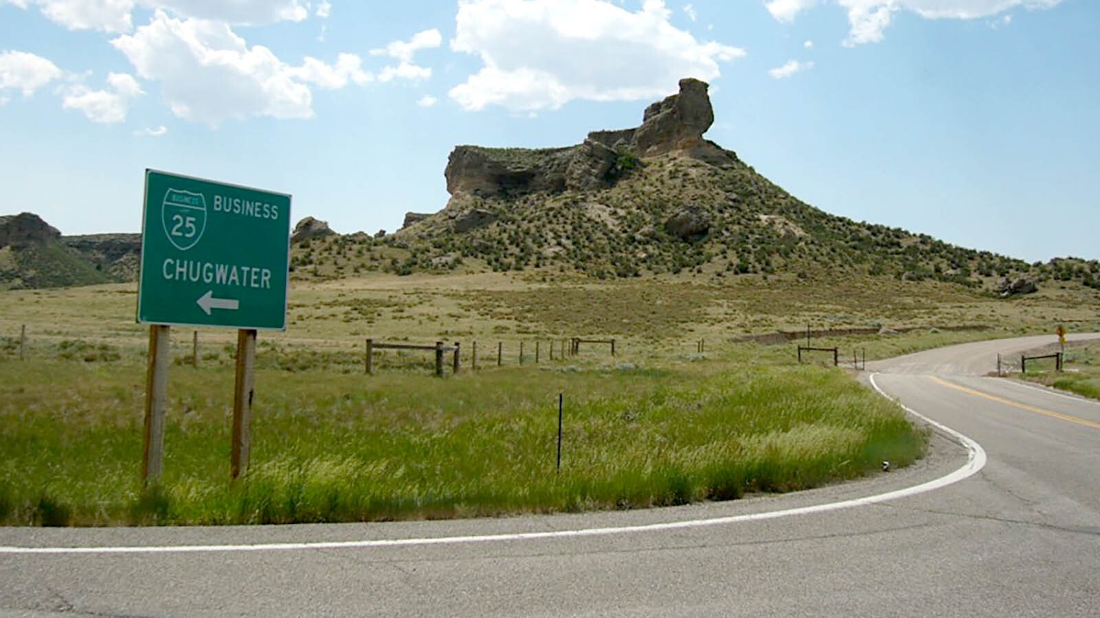 Chugwater, Wyoming, is right off Interstate 25 about 45 miles north of Cheyenne.