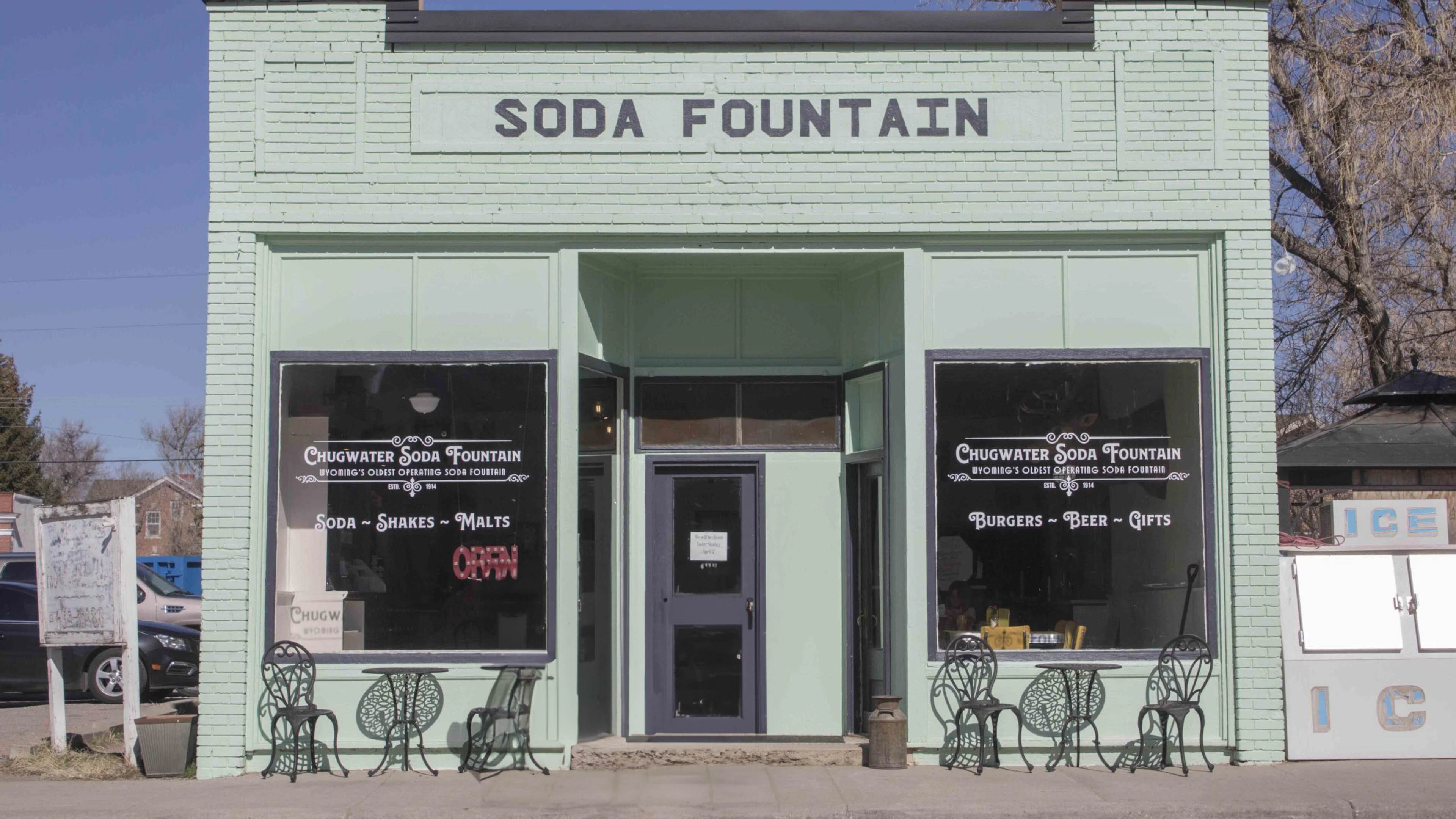 Built In 1914, Wyoming’s Oldest Operating Soda Fountain In Chugwater Is ...