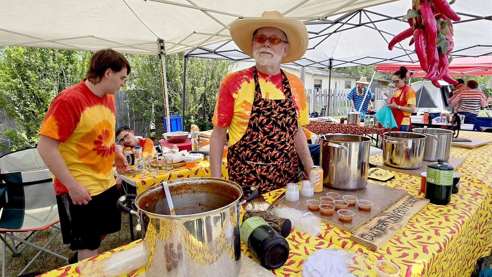 Jerry Arnold has been cooking chili since 1999. It's become a tradition that the family gathers around, like some families do Thanksgiving or Christmas.
