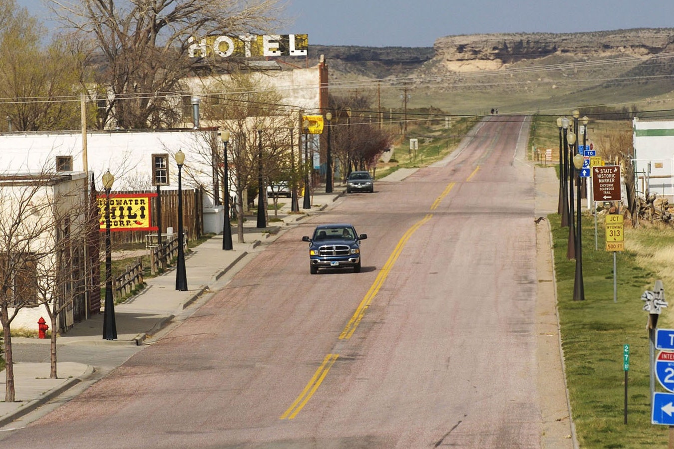 The small town of Chugwater, Wyoming, could get smaller if the town approves a petition by three landowners to de-annex 172 acres from it.