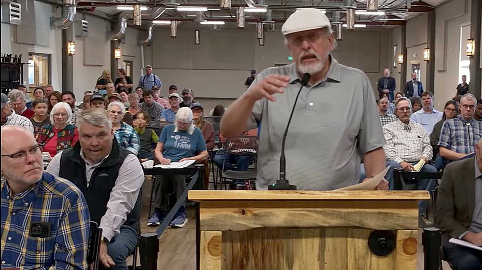 A huge wind and solar project near Chugwater that would generate 450 megawatts of wind and solar power was approved Wednesday by Platte County commissioners. "I want to be able to earn some money off my land,” said Robert Moxley in support of the project.