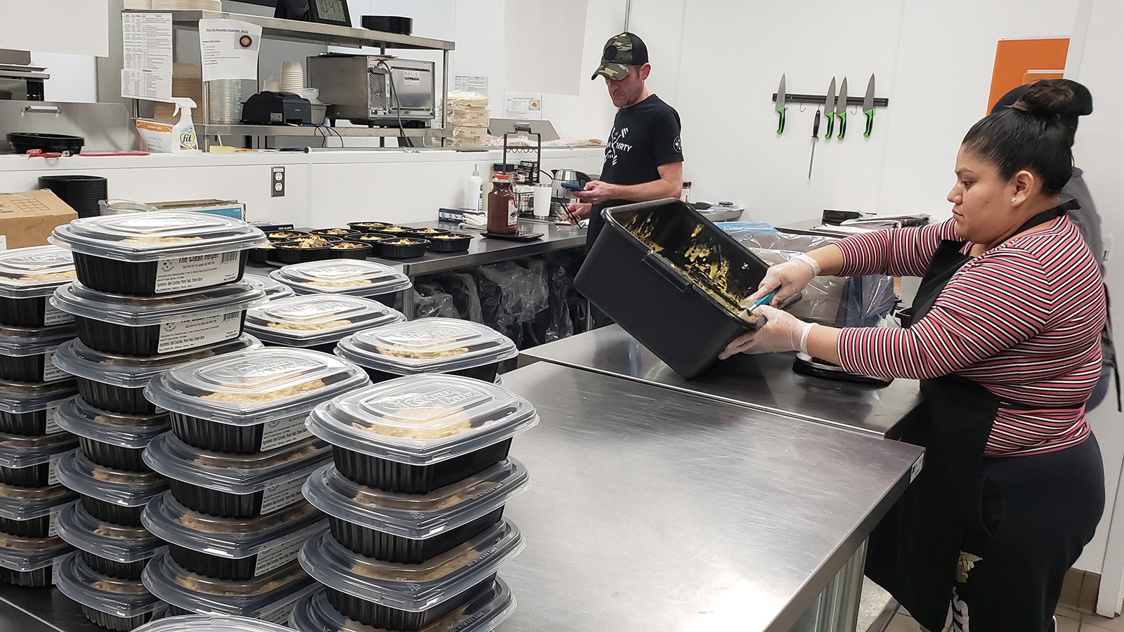 Grab-and-go meals are prepared for pickup Sunday, Monday or Tuesday.