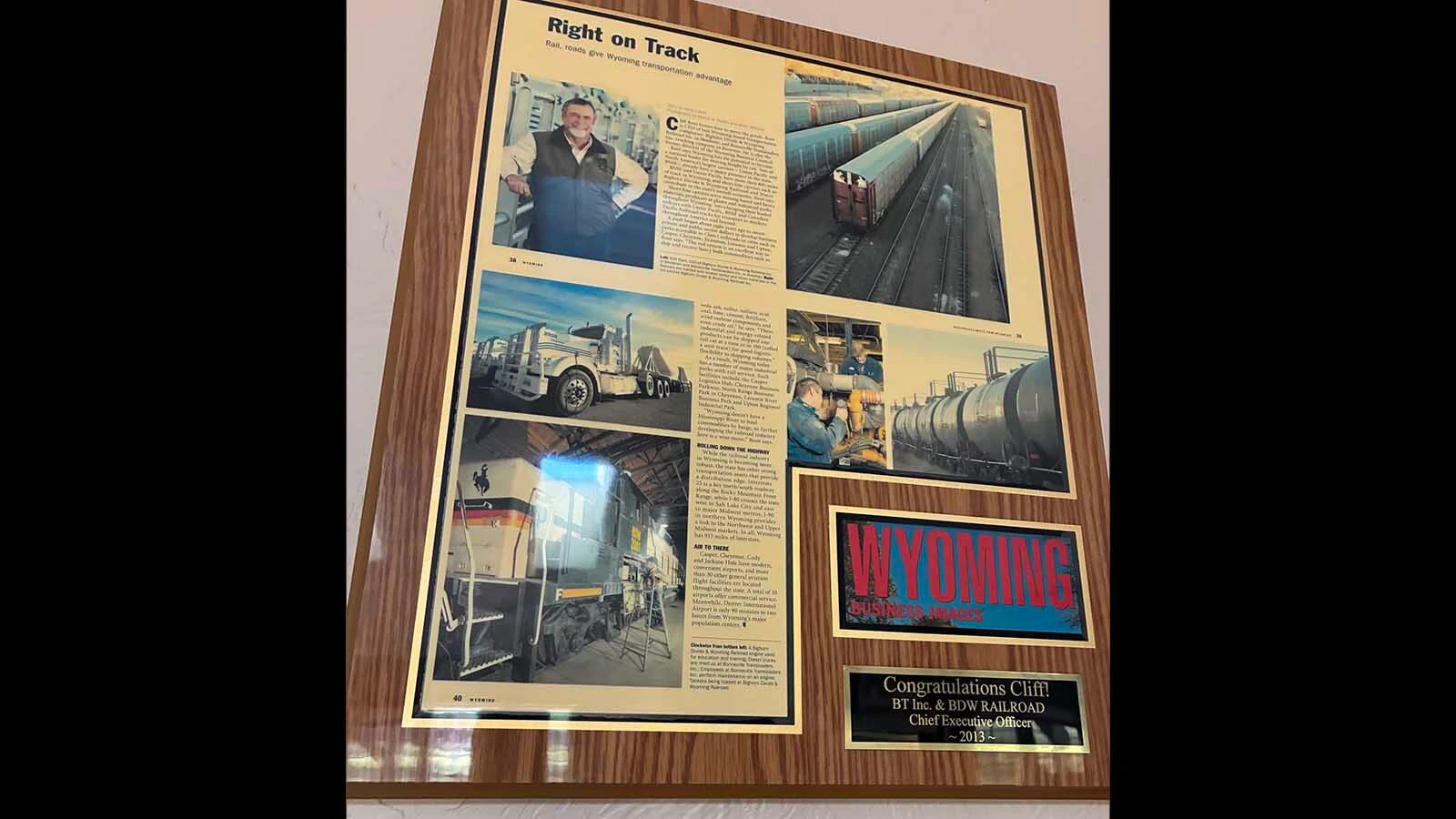 Cliff Root served as the CEO of BTI and the Bighorn Divide & Wyoming Railroad.