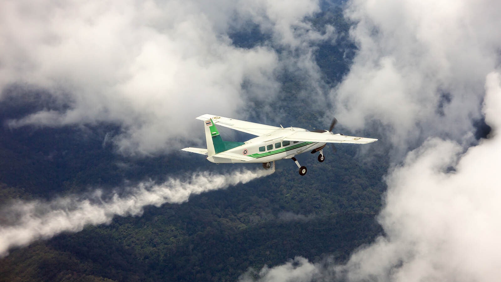 With a huge wildfire season in Wyoming this year, one question people ask is why isn't cloud seeding used to induce rain and snow to fall on the fires. The simple answer is you have to have clouds to do that.