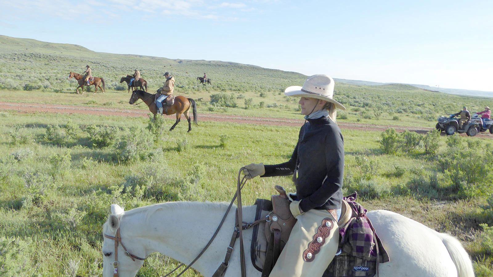 Spring roundup on the Hall Ranch in Campbell County.