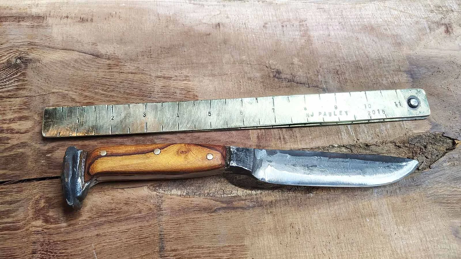 One of NJ Pawley's knives.