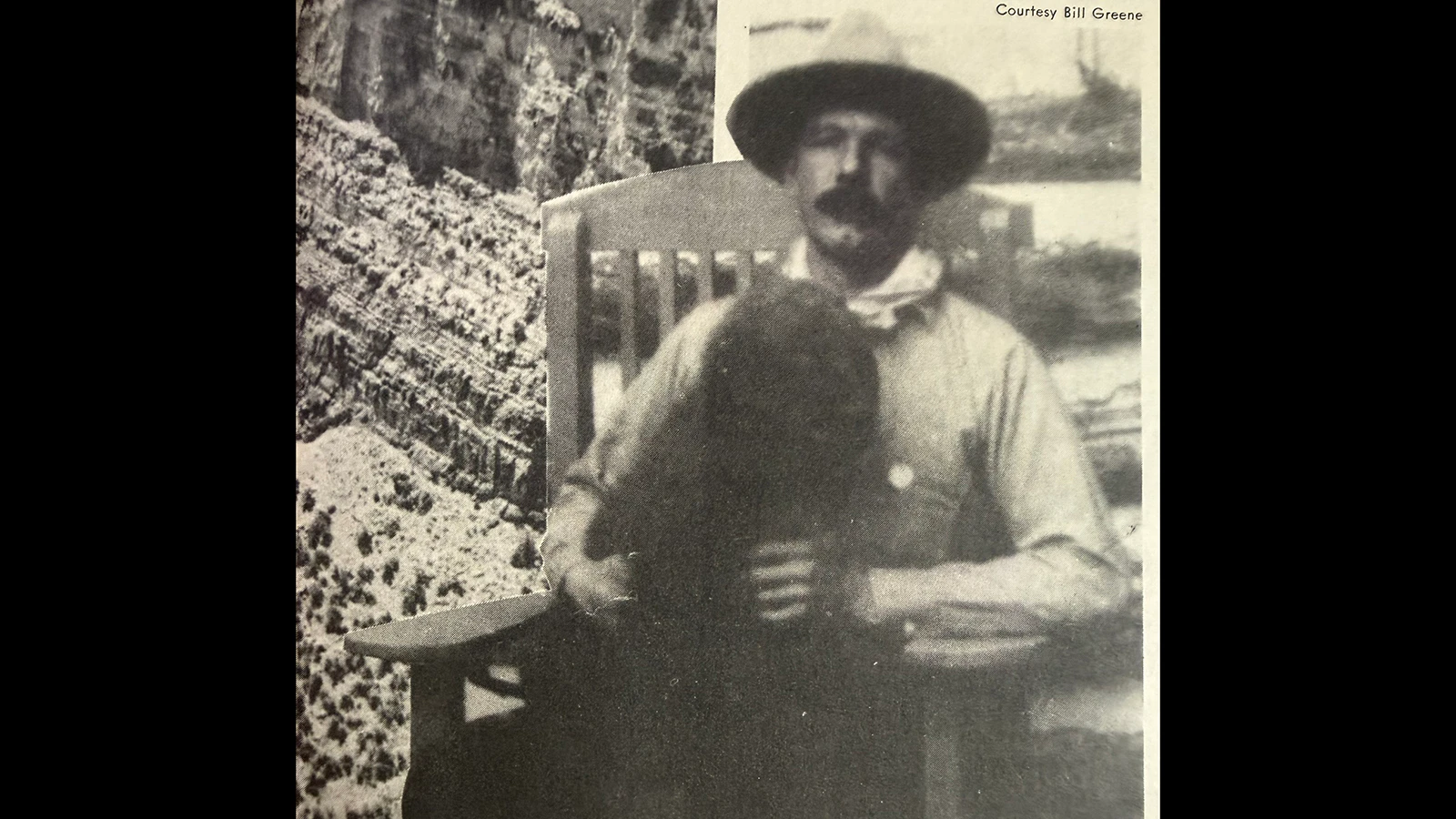 Grosvenor “Doc” Barry had been a physician in New York when he left it behind to become a prospector in the Bighorn Canyon, 30 miles from present-day Lovell.  Barry arrived as a prospector in the unsettled mountains that crossed the Wyoming and Montana borders and after that venture failed, ran a successful luxury dude ranch.
