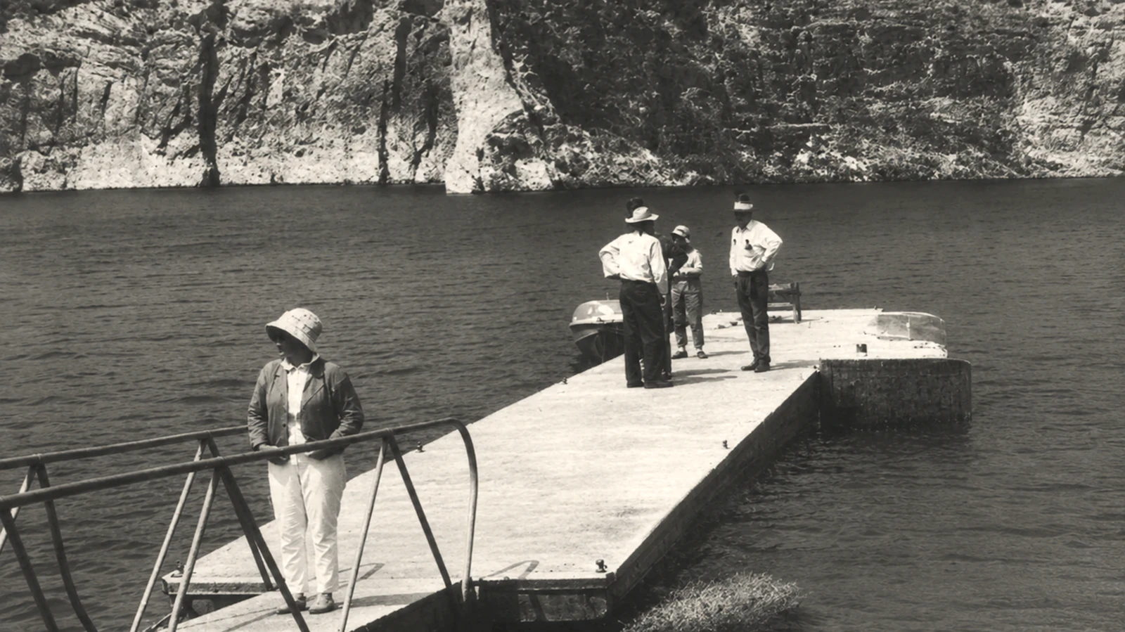 After Grosvenor "Doc" Barry died in 1930, his landing retained his name and is now a remote camping and boating area about 30 miles from Lovell. 