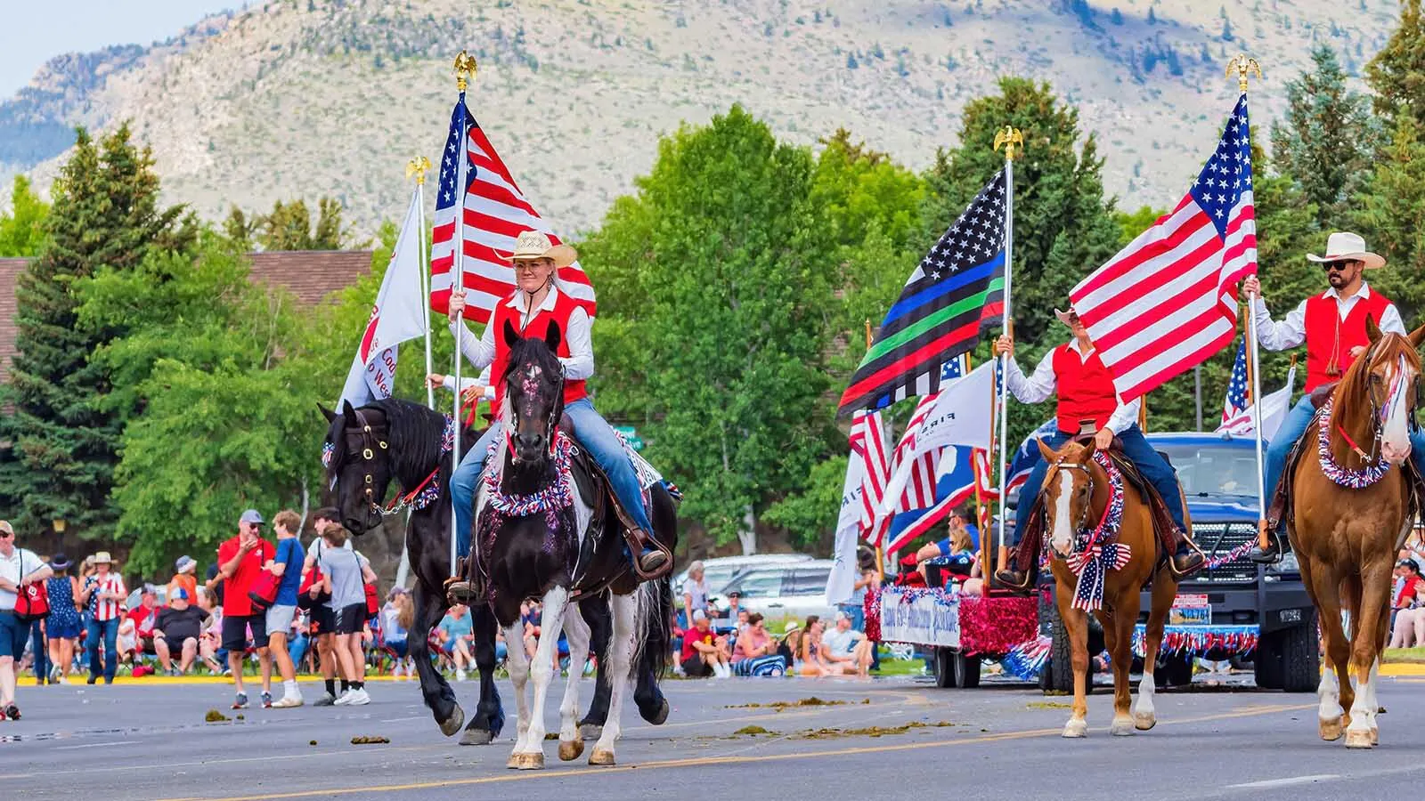 The Cody Fourth of July Parade is one of the largest in Wyoming.