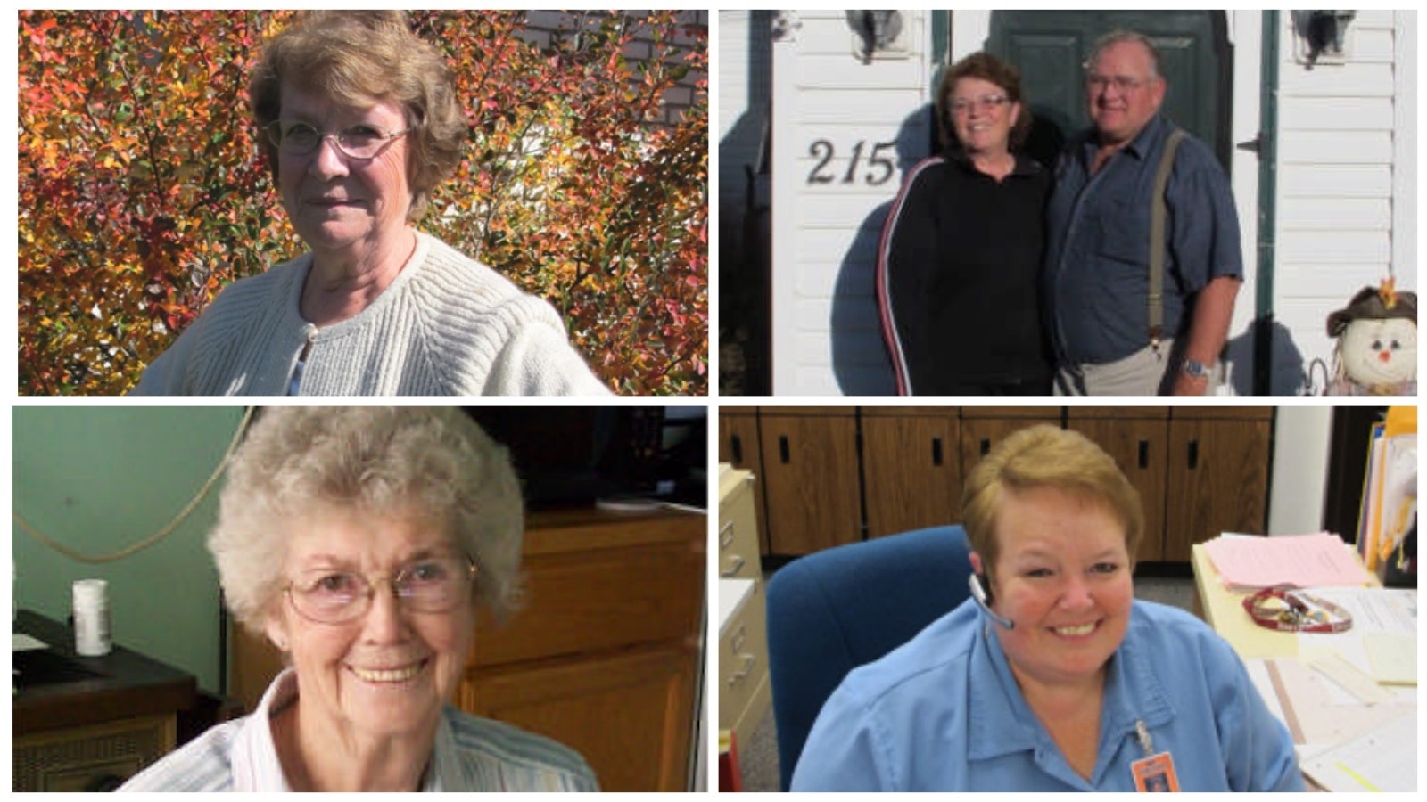 In a 2010 interview from the archives of the Wyoming Department of State Parks and Cultural Resources, responders to and survivors of the 1986 Cokeville Elementary School bombing told their stories, including, clockwise from top left, Janelle Dayton, who was a first grade teacher at the school; firefighter Kevin Walker and wife Glenna, an EMT; Kliss Sparks, also a fourth grade teacher at the time; and Tina Cook, who was a secretary at the school that day. She said she’ll never forget the look in David Young’s eyes that day: “It was like looking into emptiness.”