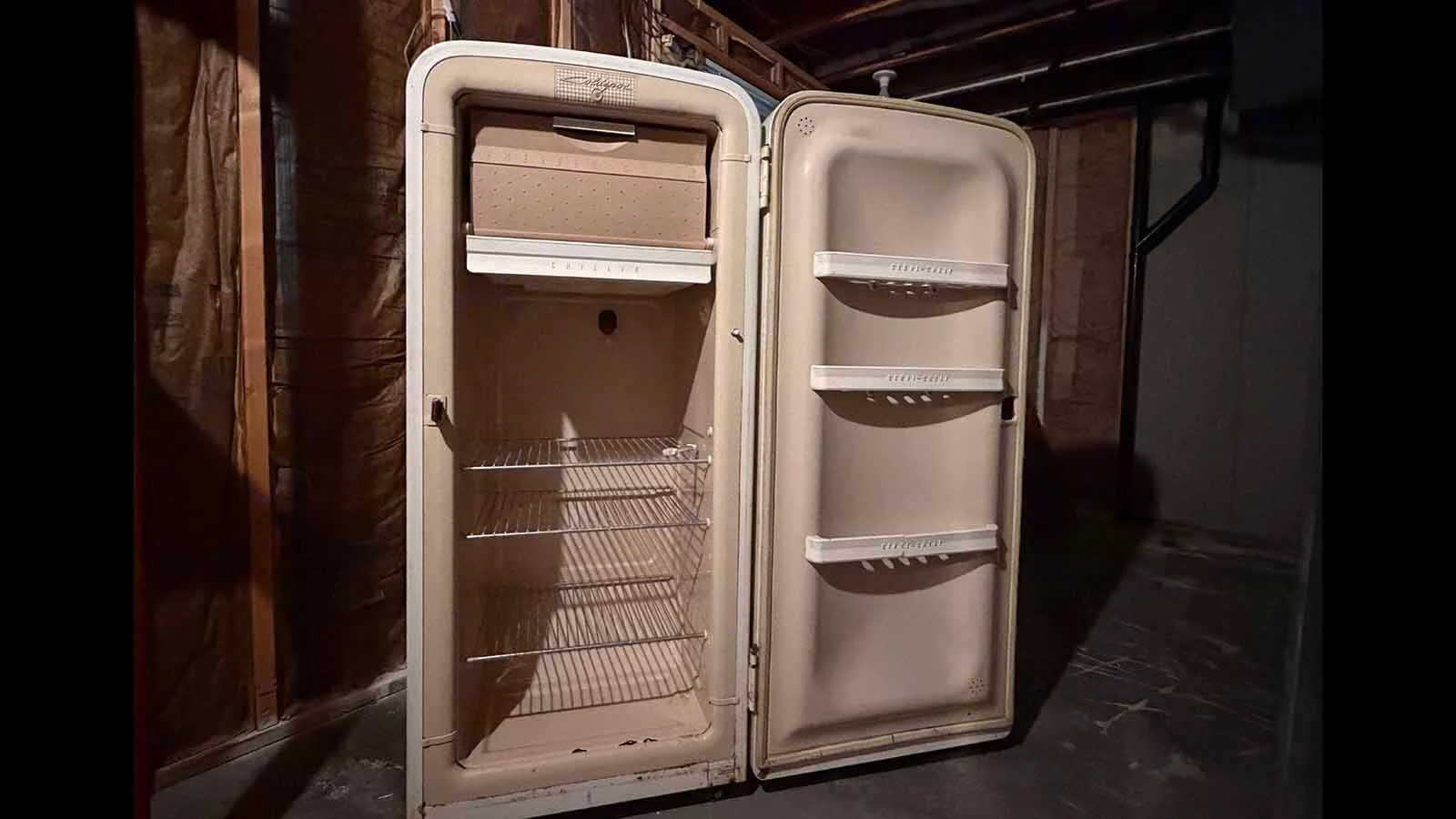 A 75-year-old Coldspot refrigerator from the 1950s still works, and is still keeping 30-year-old cans of Schlitz beer cold. More than a year after a Casper woman died, her daughters found the fridge still running in her basement.