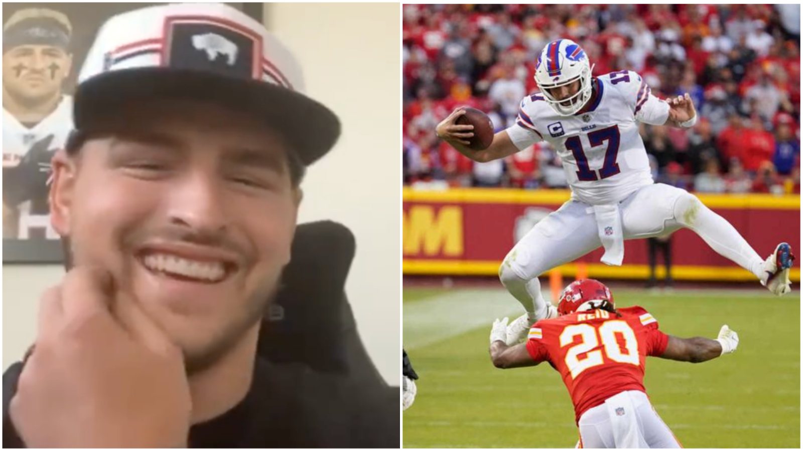 Bengals LB's Message to Former Teammate Bills QB Josh Allen