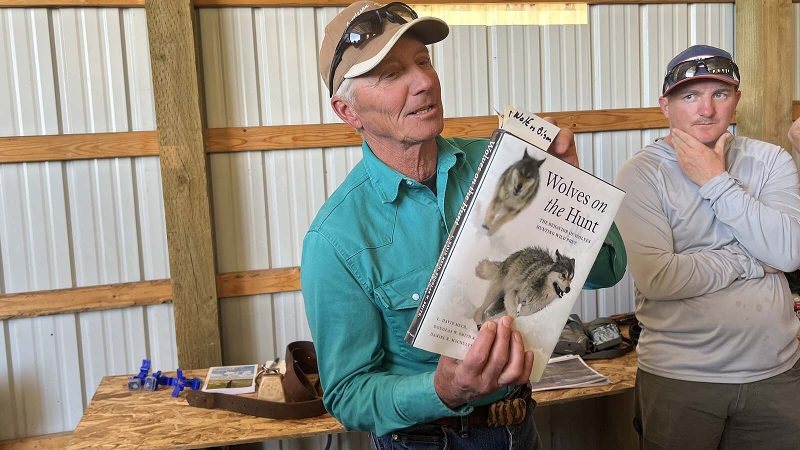 Rancher Don Gittleson, left, his son David Gittleson and their family run a cattle ranch in North Park, Colorado, near the Wyoming state line. Since 2021, they’ve lost 11 livestock animals to wolves.