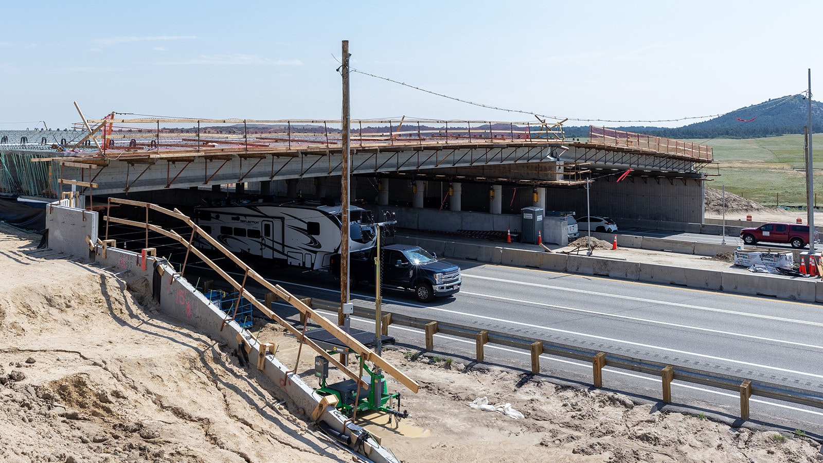 Colorado is about halfway through building what officials are touting as the world’s largest wildlife overpass – a $15 million megastructure spanning six lanes of Interstate 25 south of Denver.